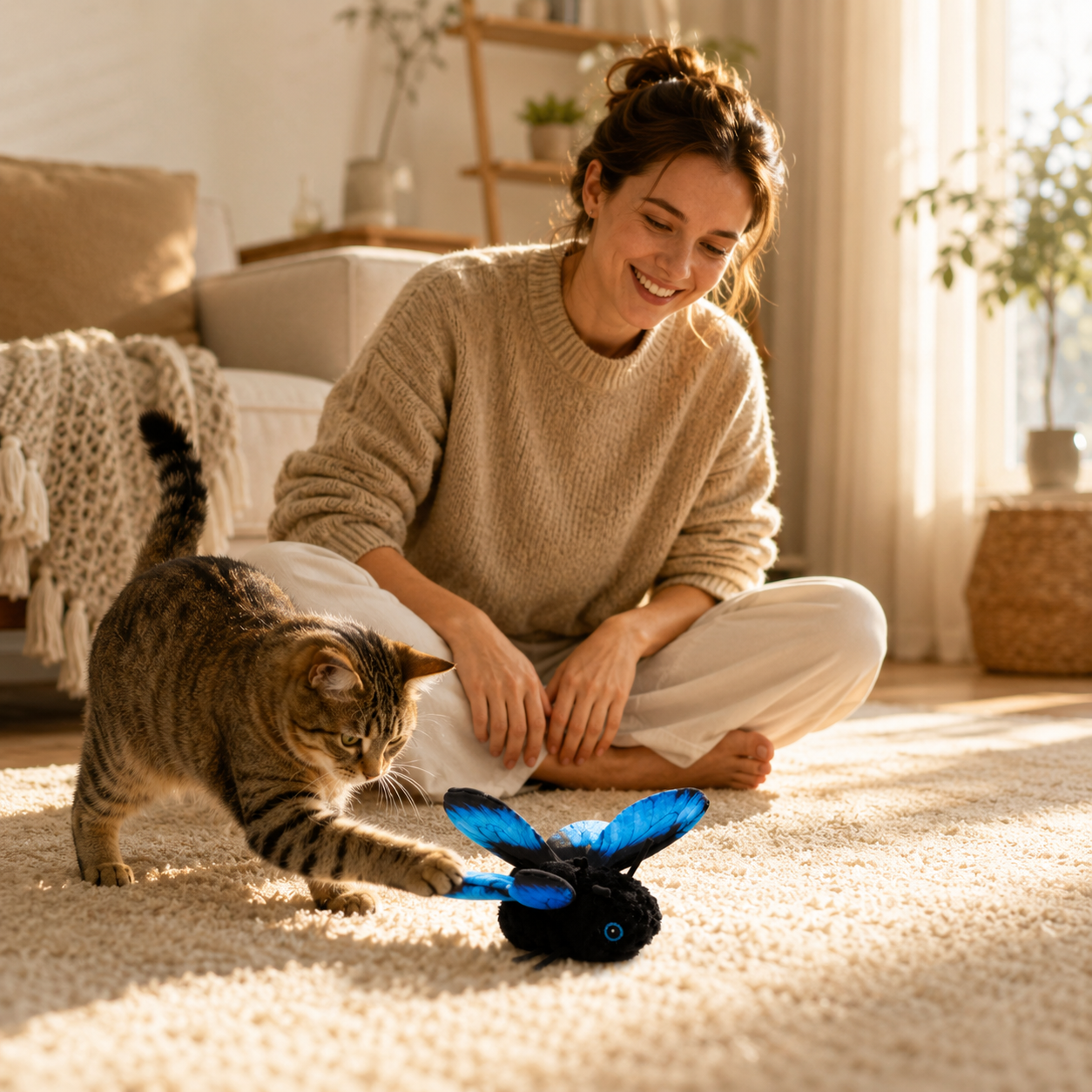Interactive Moving Butterfly Toy