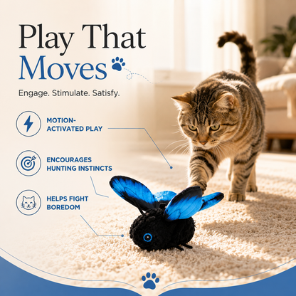 Interactive Moving Butterfly Toy