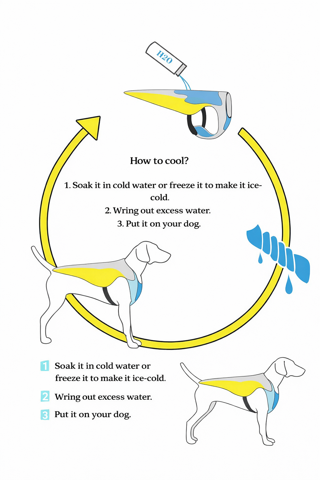 SunBreeze Reflective Cooling Vest