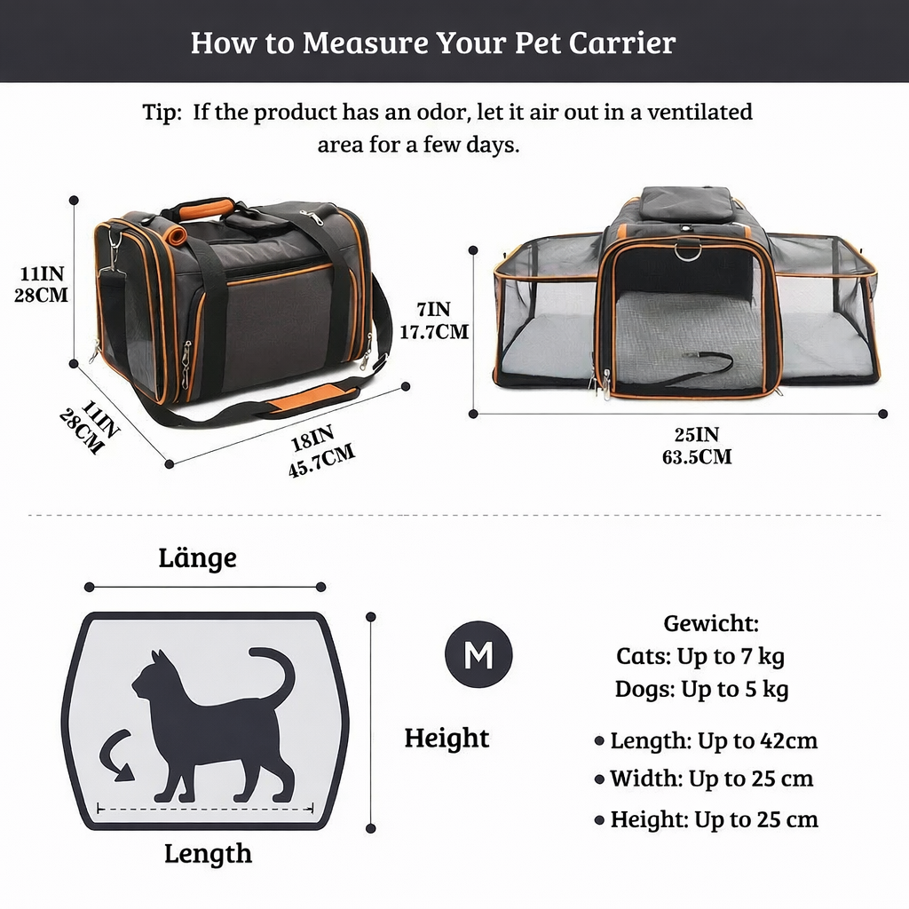 AirVoyager Expandable Pet Carrier