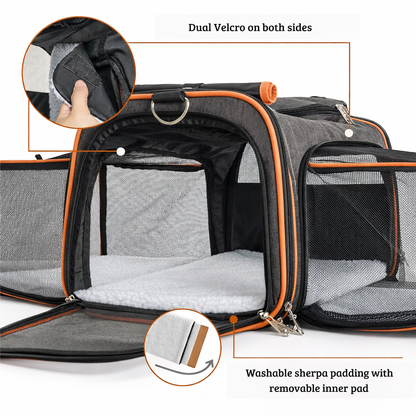 AirVoyager Expandable Pet Carrier