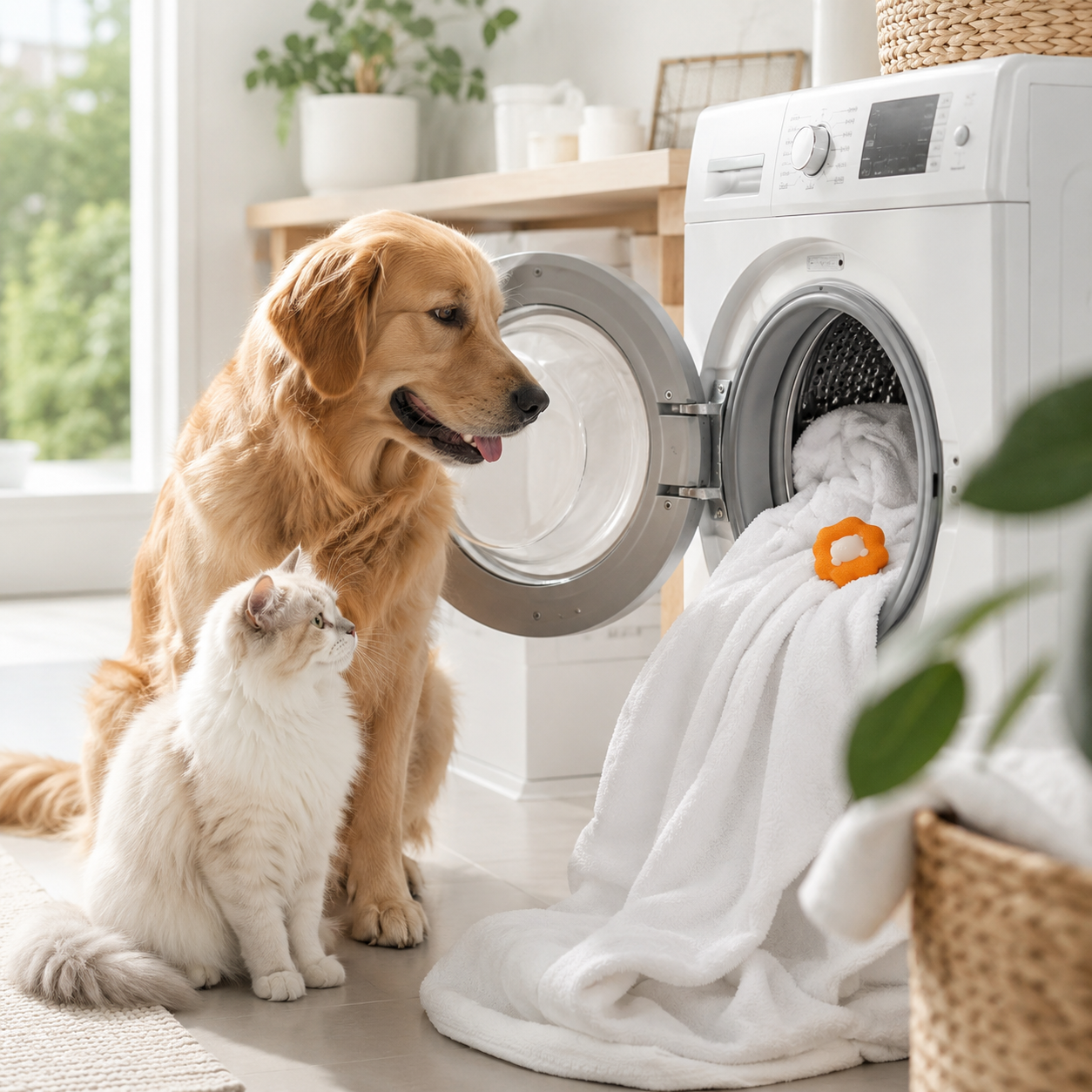 FurBlock Reusable Laundry Pet Hair Remover Balls