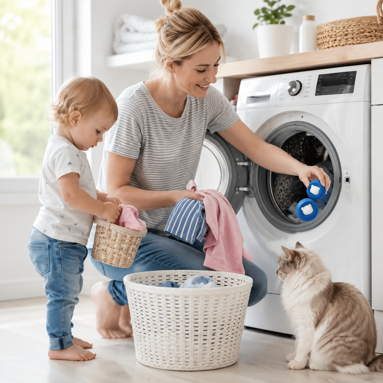 FurBlock Reusable Laundry Pet Hair Remover Balls