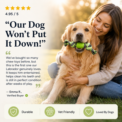 CottonKnot Chew Rope Ball Toy
