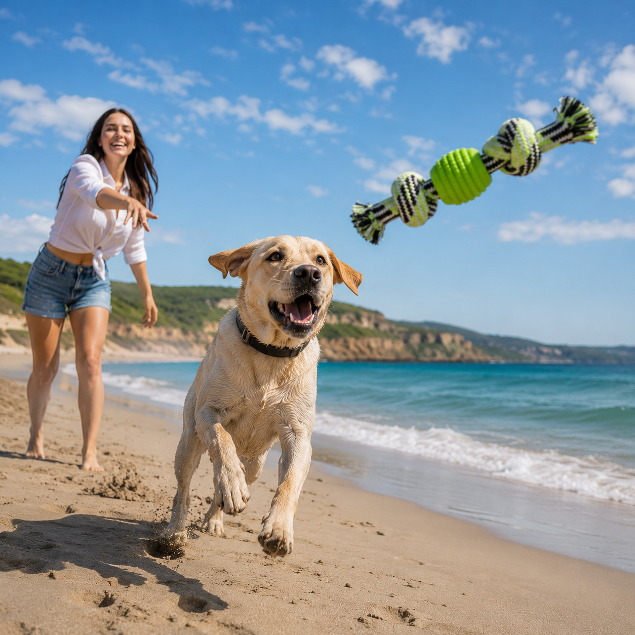 CottonKnot Chew Rope Ball Toy
