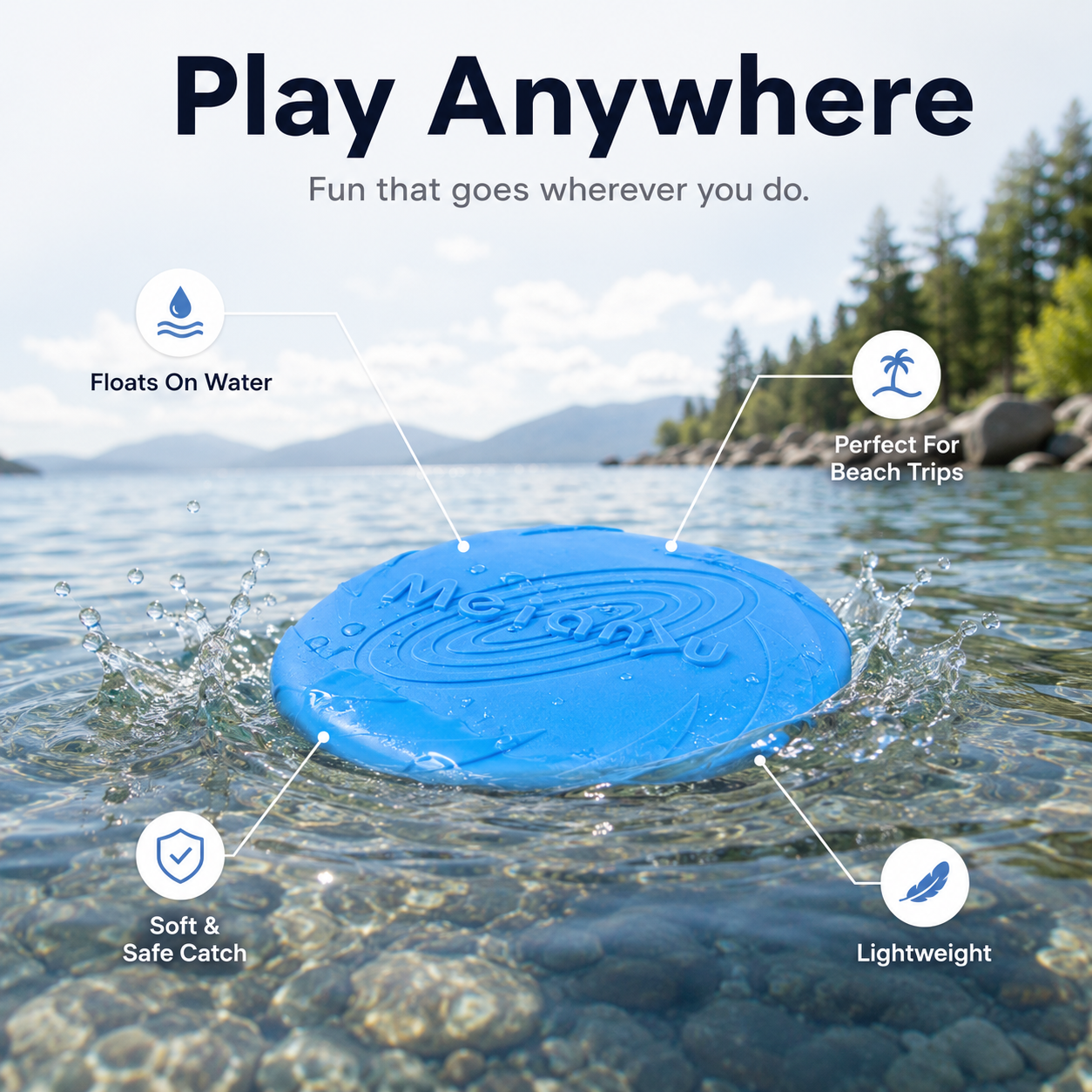 TuffFlight Chew-Proof Dog Frisbee