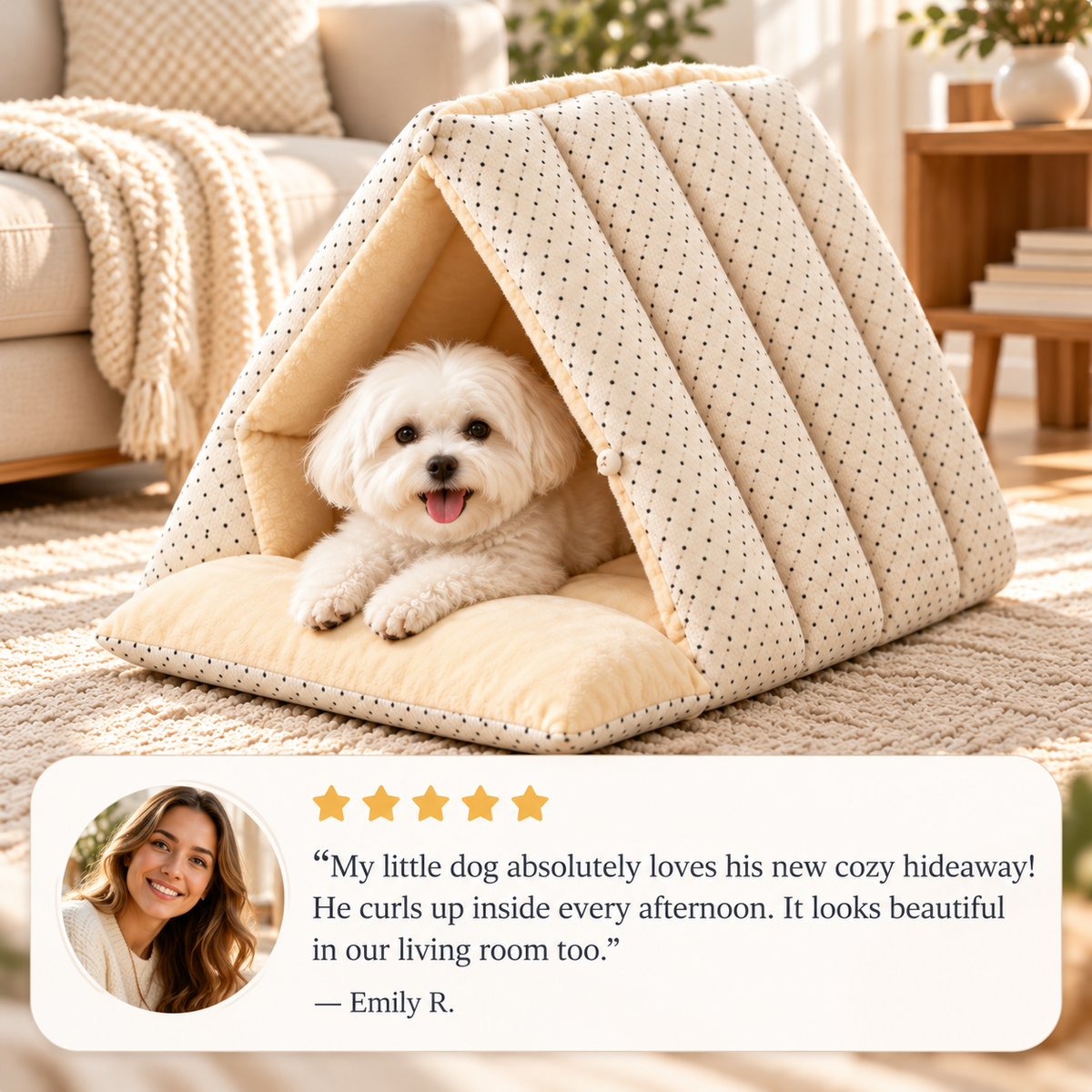 Foldable Pet Tent House