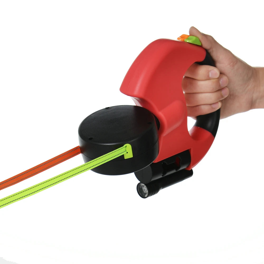 DualStride 3m Retractable Dog Leash