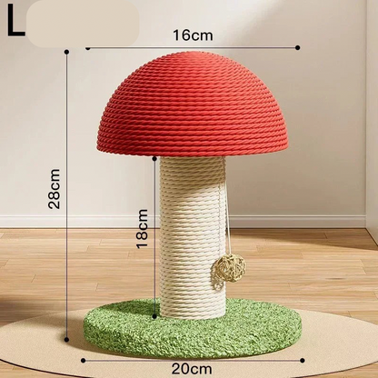 MushroomGrip Sisal Cat Scratch Board