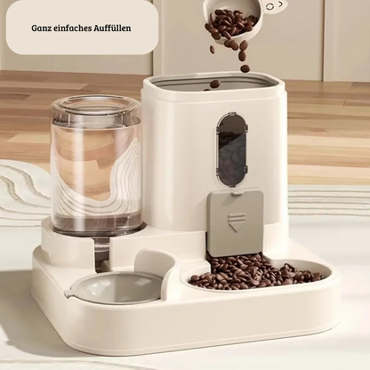 FeedFlow 2-in-1 Auto Food & Water Feeder