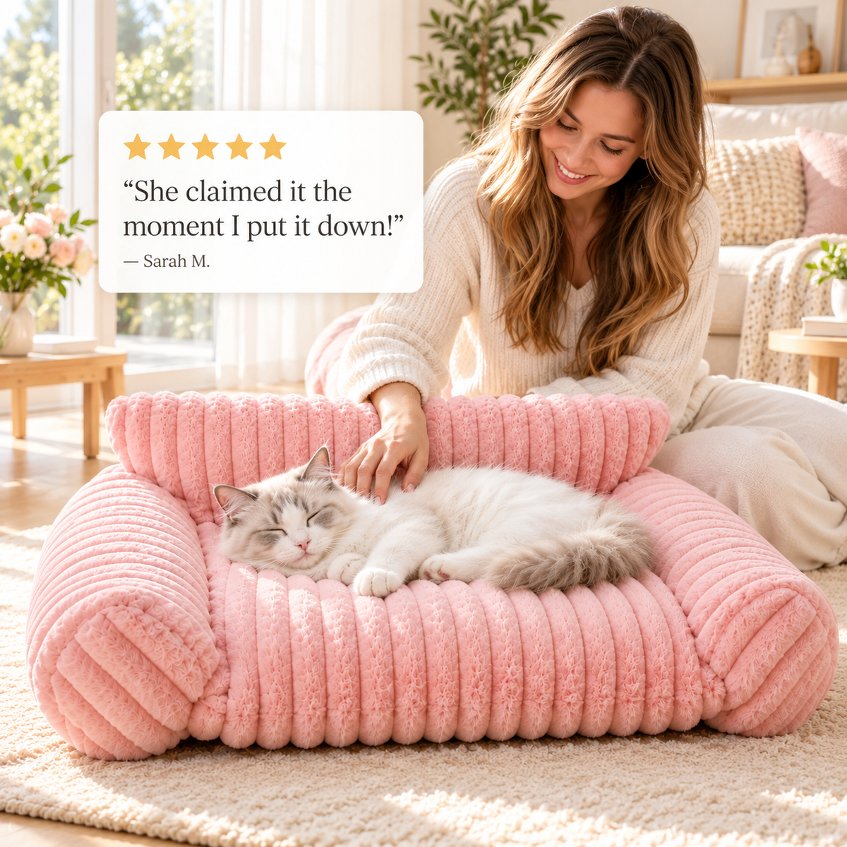 Fluffy Cloud Pet Sofa Bed