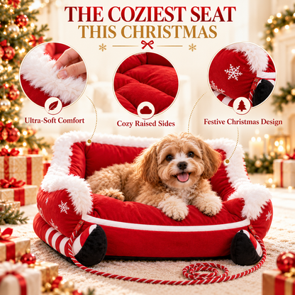 Christmas Sleigh Pet Bed