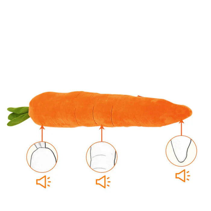 Carrot Squeaker – Carrot-Shaped Dog Toy with Squeaker