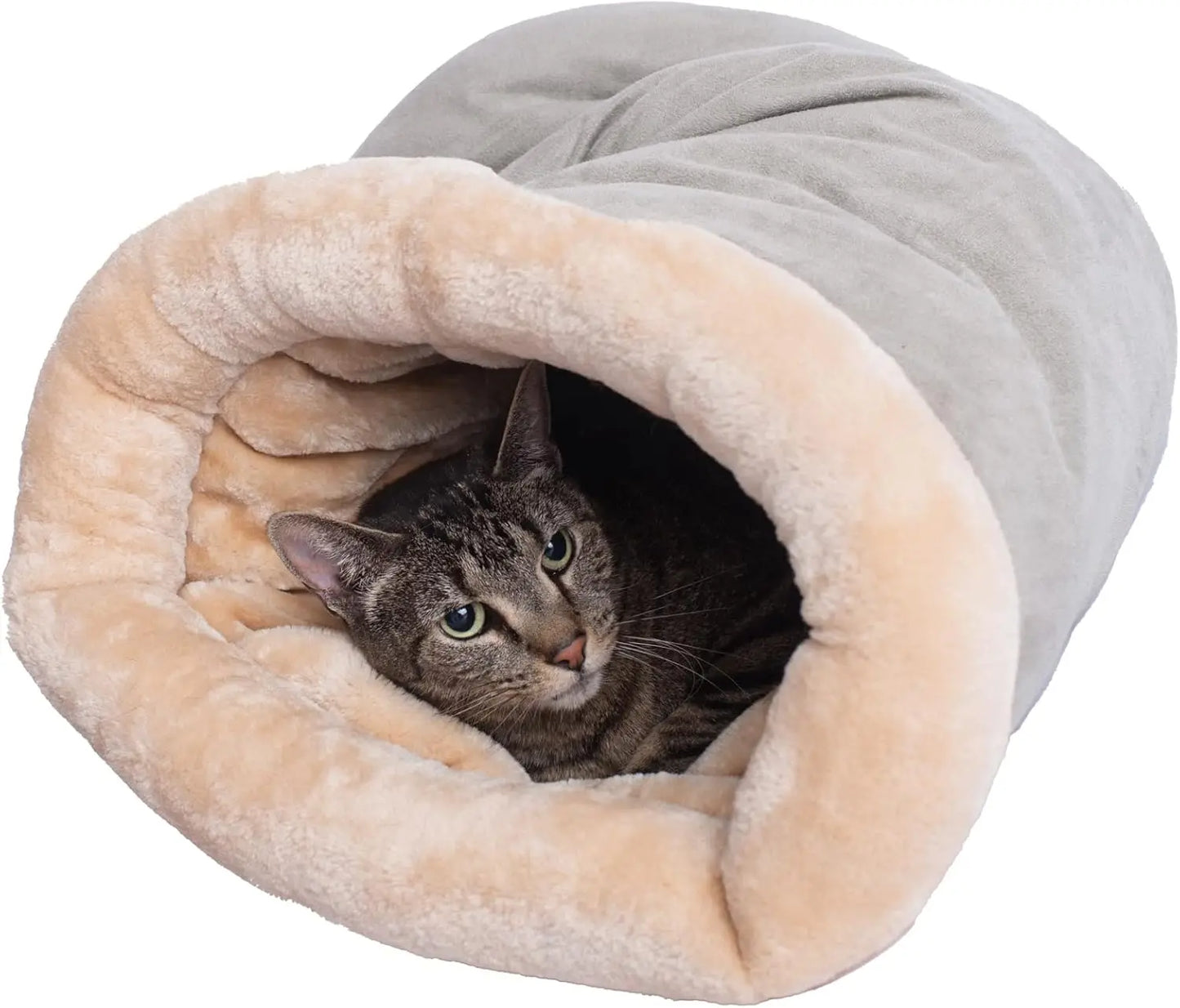 CozyNest Semi-Enclosed Winter Cat Sleeping Bag
