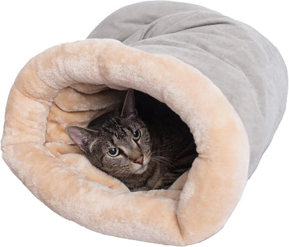 CozyNest Semi-Enclosed Winter Cat Sleeping Bag