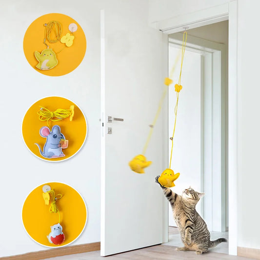 PurrPlay Interactive Hanging Cat Toy