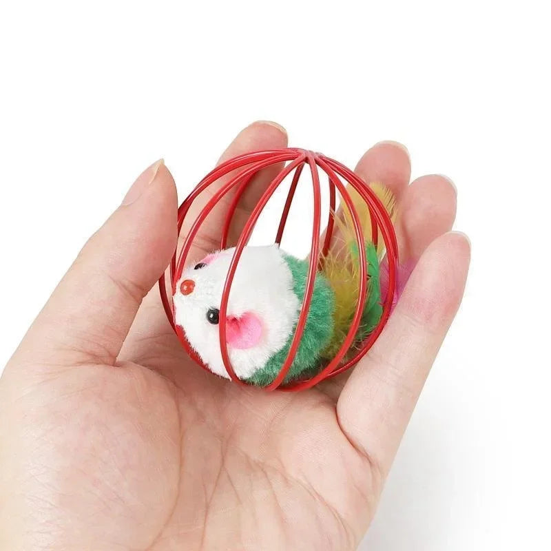 WhiskerRoll Random Colour Mouse Ball Cage