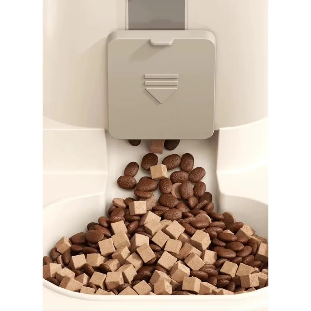 FeedFlow 2-in-1 Auto Food & Water Feeder