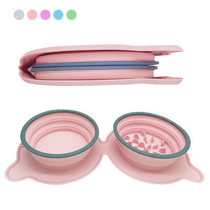 TravelMate Collapsible Silicone Pet Bowl