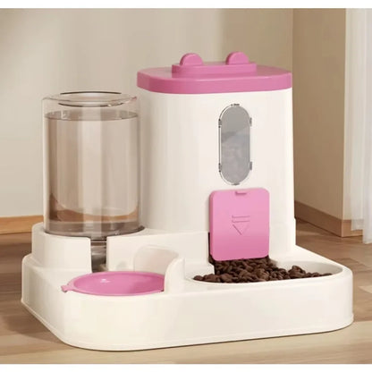 FeedFlow 2-in-1 Auto Food & Water Feeder