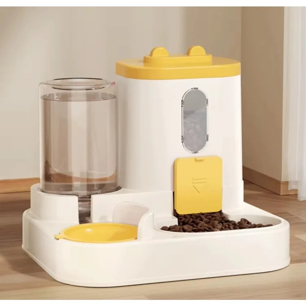 FeedFlow 2-in-1 Auto Food & Water Feeder