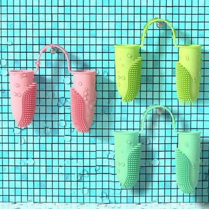 SilicaBrush 2-Finger Silicone Pet Toothbrush