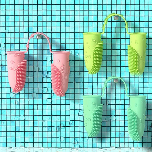 SilicaBrush 2-Finger Silicone Pet Toothbrush