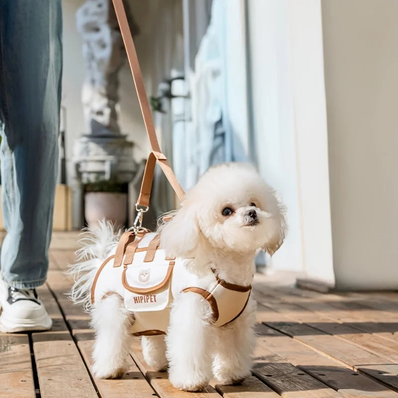 CarryMate Pet Travel Bag with Harness & Leash
