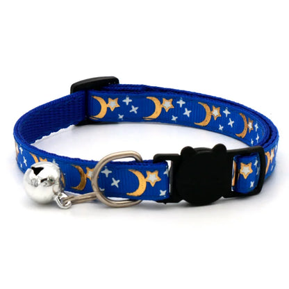 Celestial Stars & Moon Reflective Safety Collar