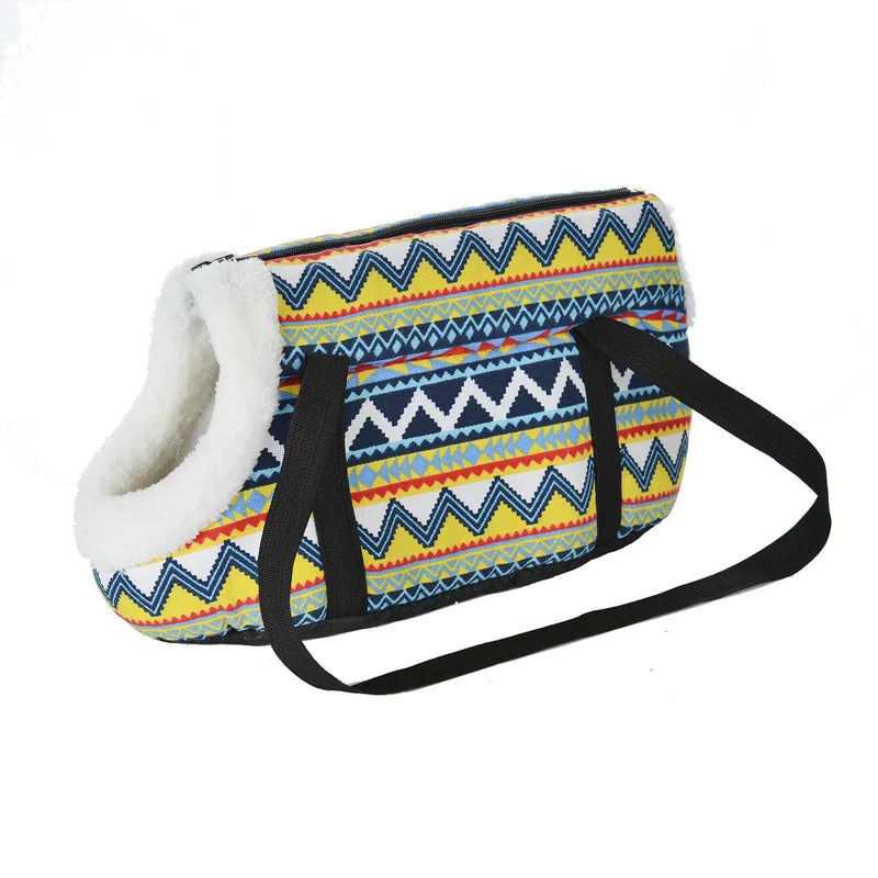 PupVoyager Fleece Dog & Cat Carrier Backpack