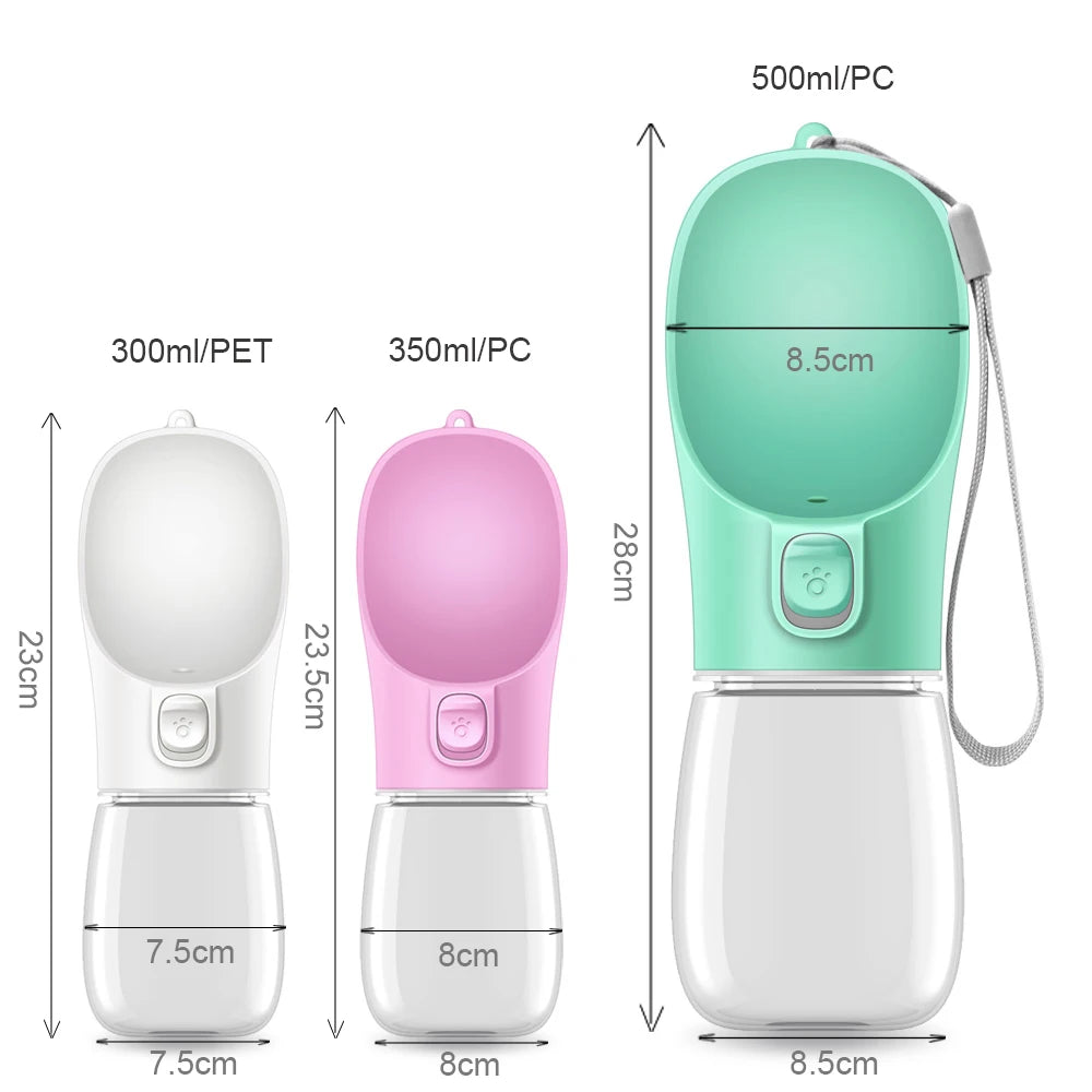 HydraSip Portable Dog & Cat Water Bottle