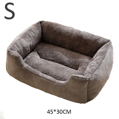 SnuggleNest Plush Cat & Small Dog Bed