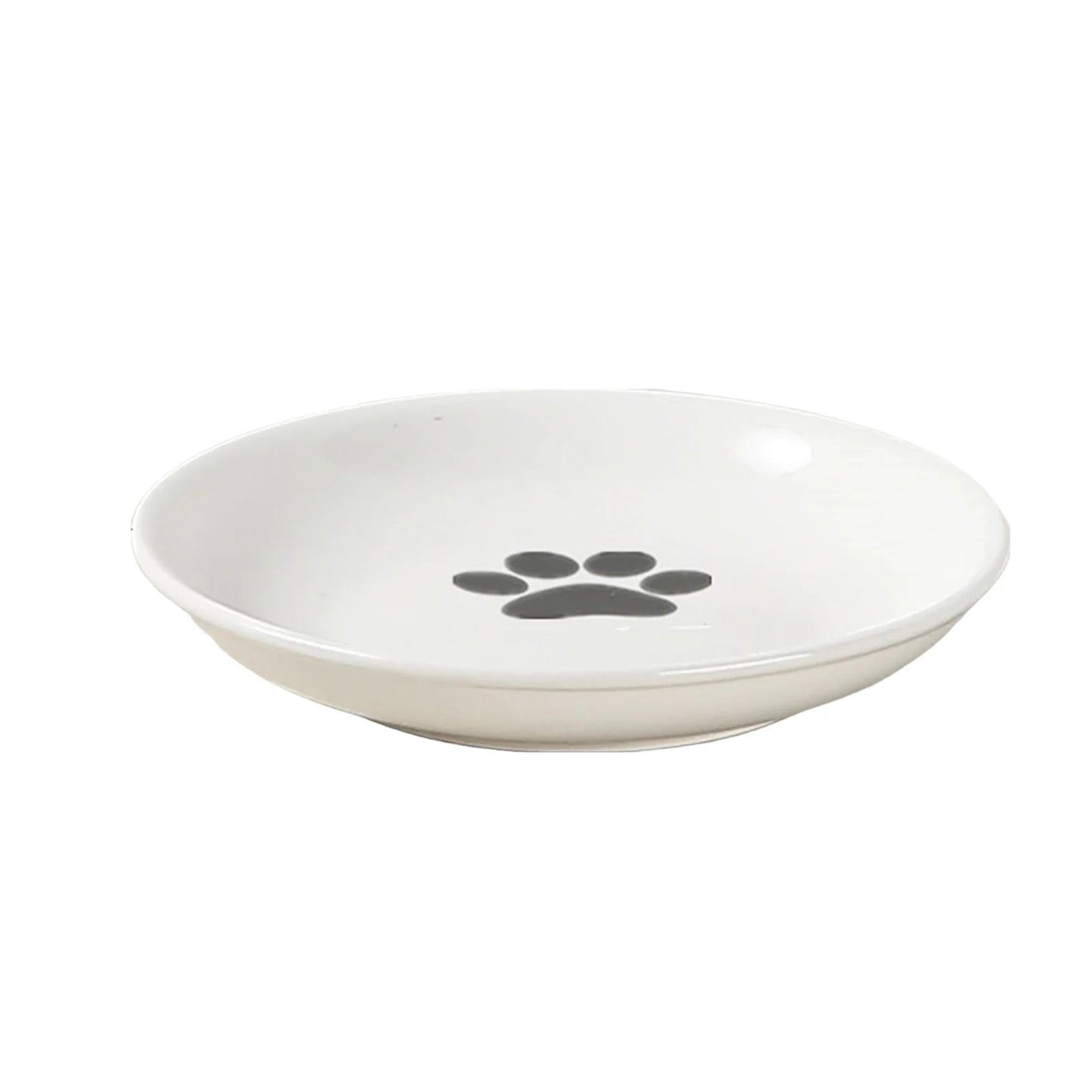 WhiskerEase Elevated Ceramic Cat Bowl