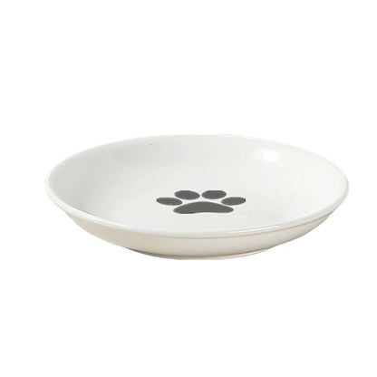 WhiskerEase Elevated Ceramic Cat Bowl