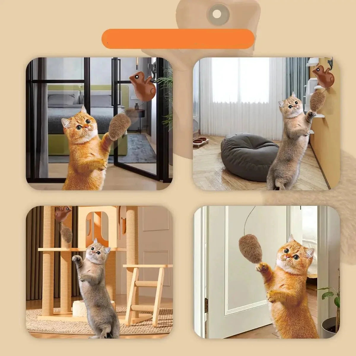 TailChaser – Squirrel Tail Toy for Cats
