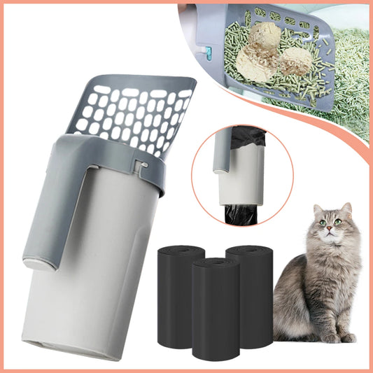 CleanSweep Cat Litter Scoop with Refill Bag System