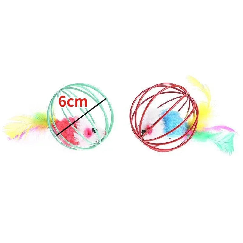 WhiskerRoll Random Colour Mouse Ball Cage