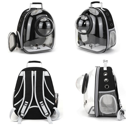 GalaxyPaw Transparent Space Capsule Pet Backpack