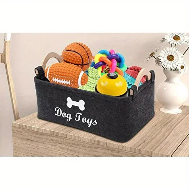 FuzzyTidy Felt Toy & Pet Storage Box