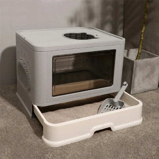 PawHouse Foldable Cat Litter Box