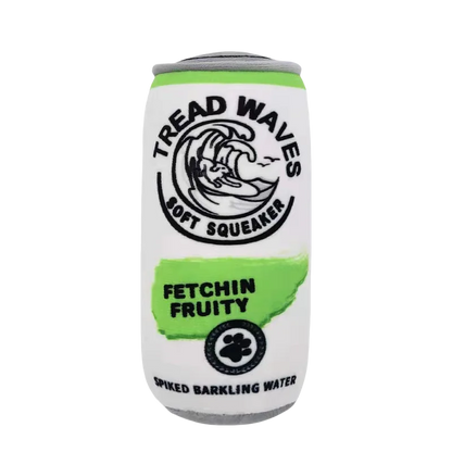Plush Dog Wine & Beer Bottle Chew Toy
