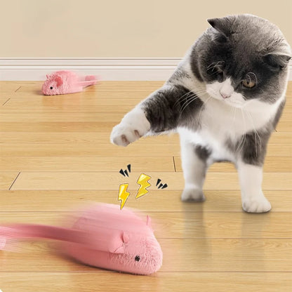 LumoMouse Interactive Plush Cat Toy