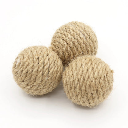 Natural Hemp Rope Interactive Sound Ball
