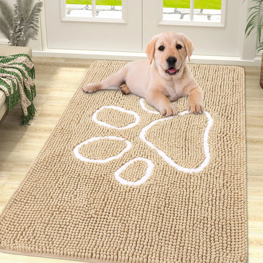 Olanly Chenille Mud Trapper Door Mat