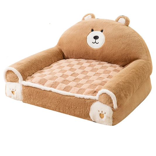 SnuggleNest Plush Pet Bed