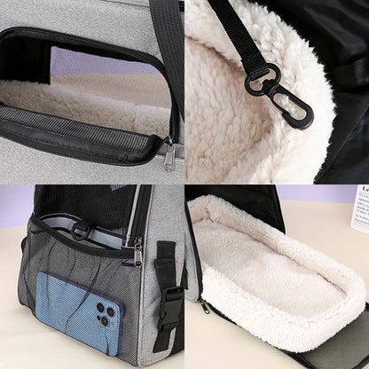TravelEase Soft Pet Carrier Bag