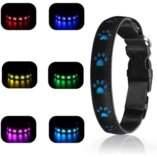 GlowPup 7-Mode LED Dog Collar