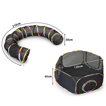 OmniPlay Modular Pet Tunnel & Tent Set