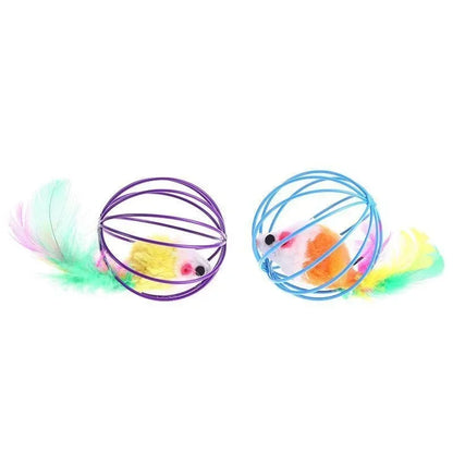 WhiskerRoll Random Colour Mouse Ball Cage