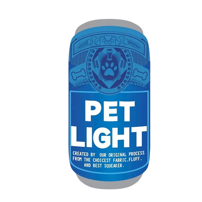 Plush Dog Wine & Beer Bottle Chew Toy